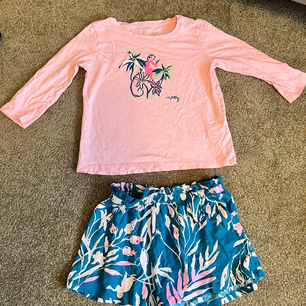 Lily Pulitzer outfit like new size 4-5